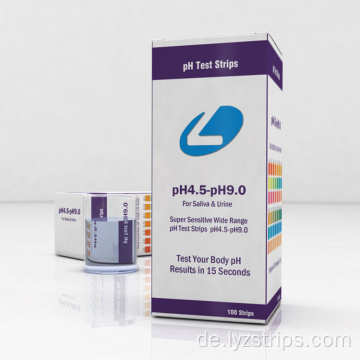 Urin ph-teststreifentest ph 4,5-9,0